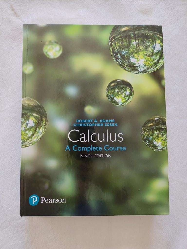 Calculus: A Complete Course - Robert A. Adams (9e editie), Boeken, Studieboeken en Cursussen, Zo goed als nieuw, Beta, Robert A. Adams, Christopher Essex