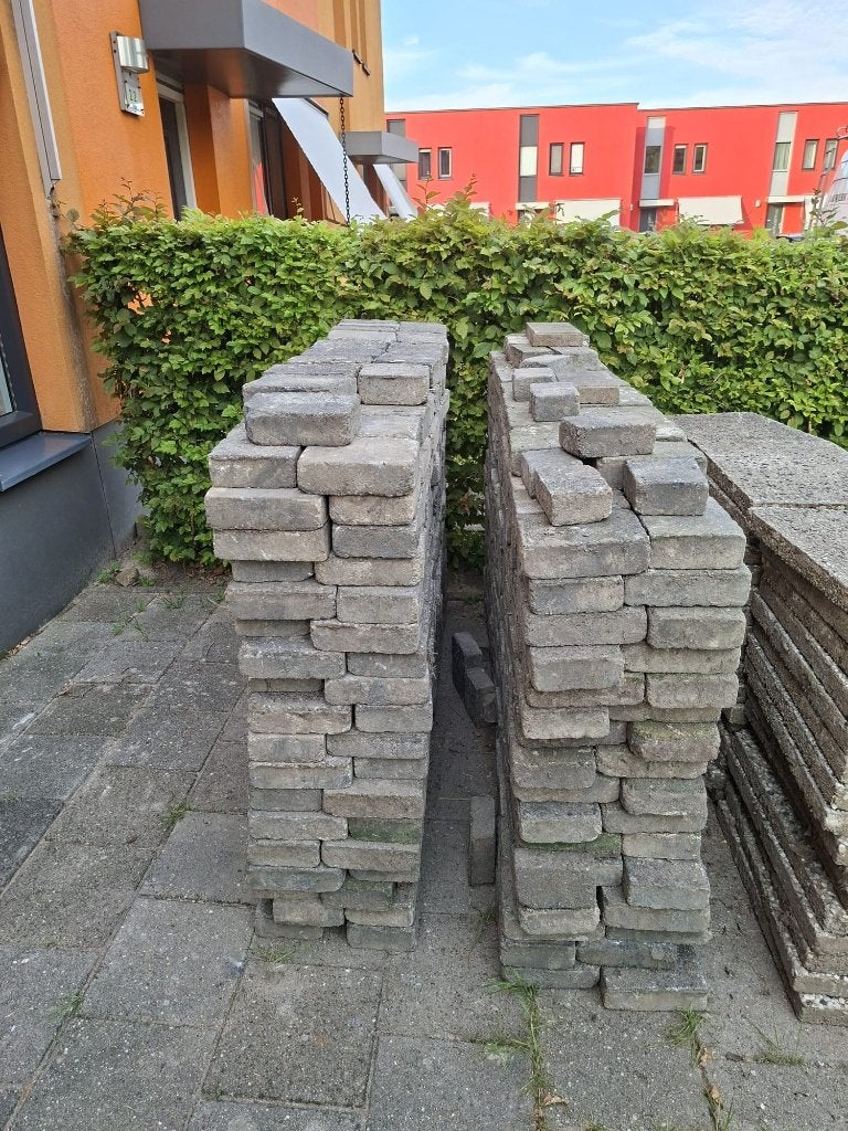 GRATIS AFHALEN! Kleine terrastegels 22m2, Tuin en Terras, Tegels en Klinkers, Gebruikt, Terrastegels, Beton, 10 m² of meer, Ophalen