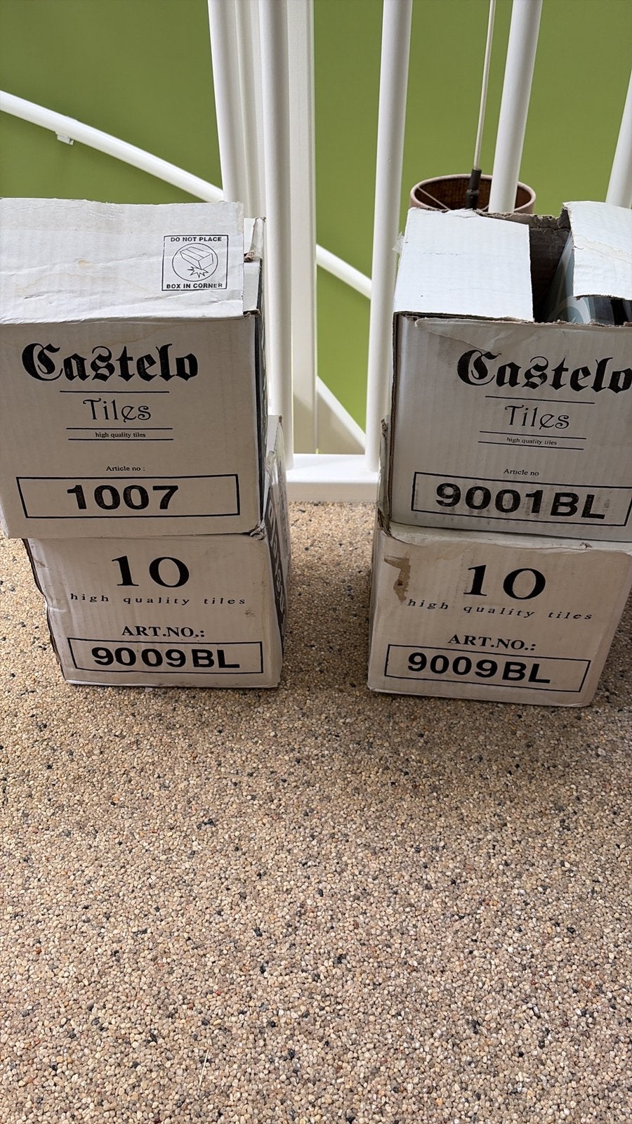 Castelo tegels (aqua) zie type nummers, Doe-het-zelf en Verbouw, Tegels, Ophalen, Overige materialen, Nieuw, 20 tot 40 cm
