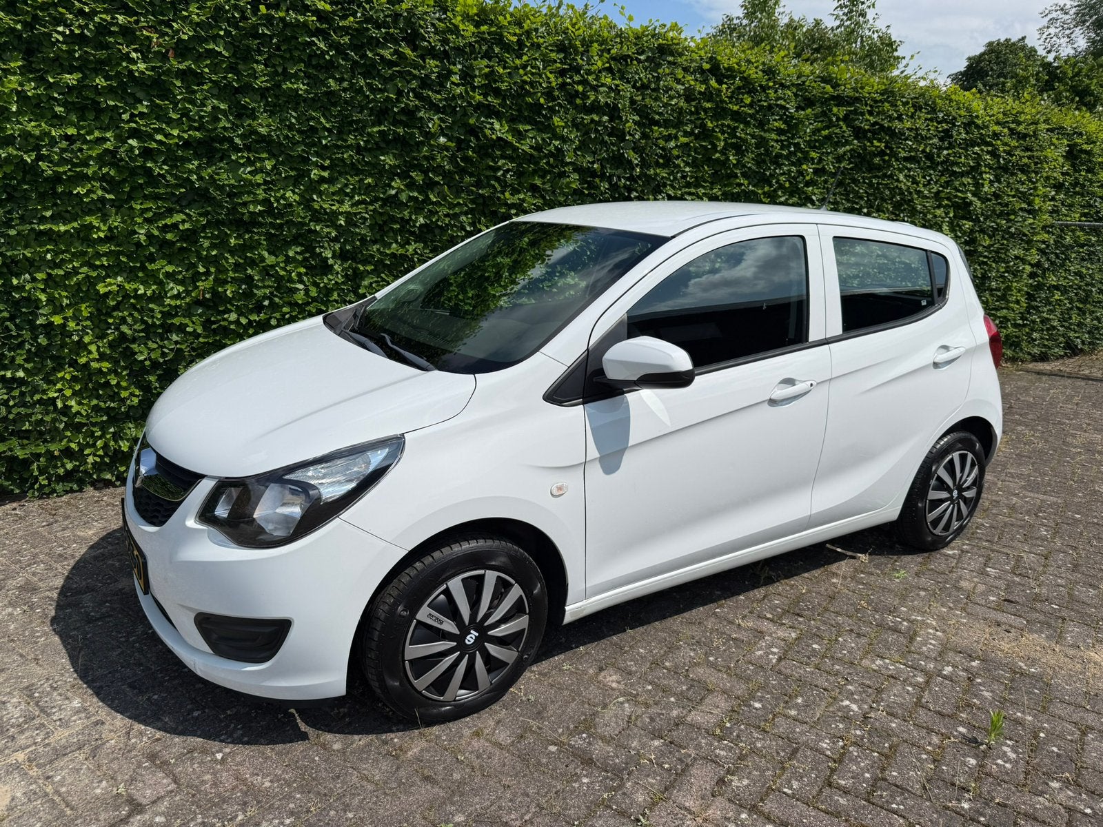 Opel Karl 1.0 2018 Wit | RECENT GR. ONDERHOUD | RIJKLAAR, Auto's, Voorwielaandrijving, 839 kg, 74 pk, Wit