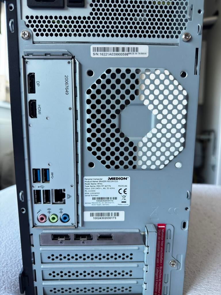 Medion Erazer Recon E20 | i5-10400F | GTX 1650 | 16GB RAM, Overige genres, 1 speler, Ophalen of Verzenden, Zo goed als nieuw