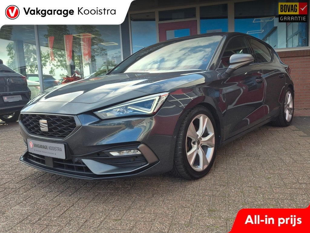 Seat Leon 1.5 TSI FR 150pk|ACC|Carplay|, Auto's, 12 maanden, Zwart, 4 cilinders, Leon