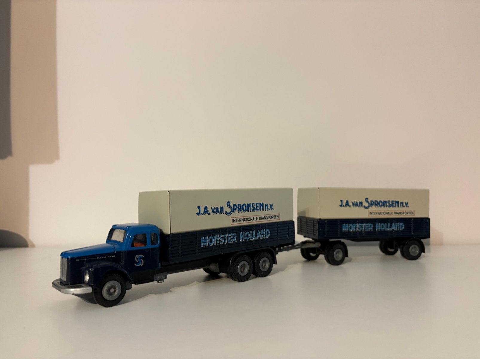 Scania LB76 torpedo Spronsen Monster Tekno, Verzenden, Zo goed als nieuw, Bus of Vrachtwagen, Tekno