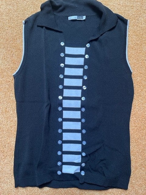 Dolce Vita mouwloos shirt maat M, Ophalen of Verzenden, Gedragen, Maat 38/40 (M), Zwart