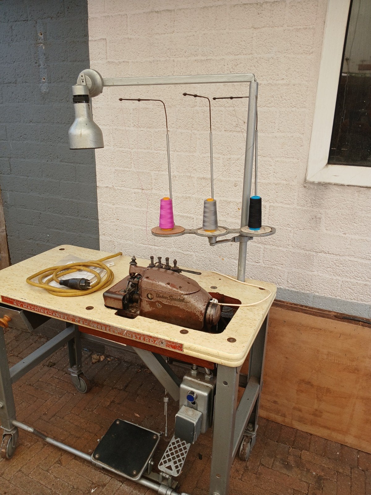 industriele overlockmachine, Hobby en Vrije tijd, Gebruikt, Lockmachine, Industrieel, Ophalen