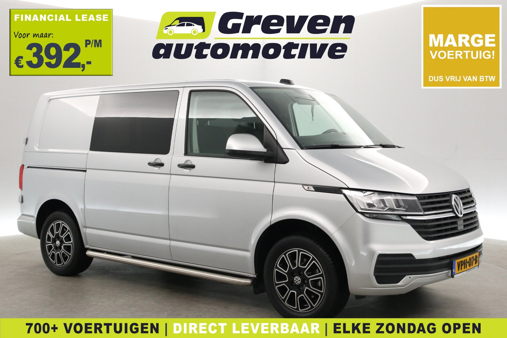 Volkswagen Transporter 2.0 TDI L1H1 140PK | Marge | Airco |, Auto's, Voorwielaandrijving, Stof, Gebruikt, Euro 6
