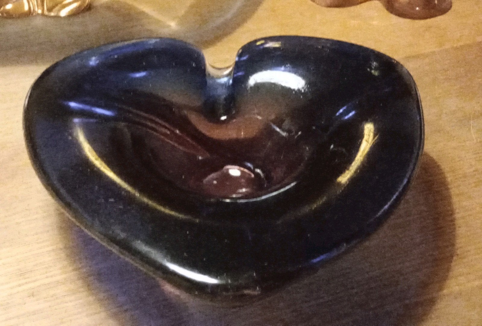 Vintage Josef Hospodka asbak van Boheems glas, Ophalen of Verzenden