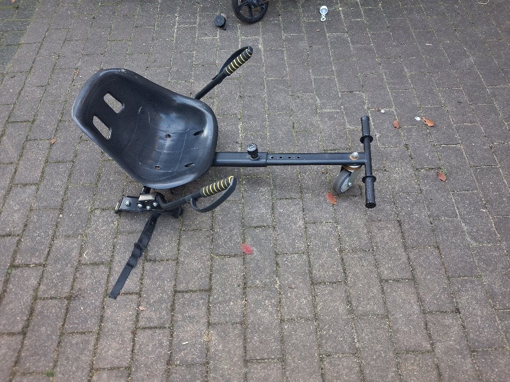 Stoeltje voor hooverboard, Gebruikt