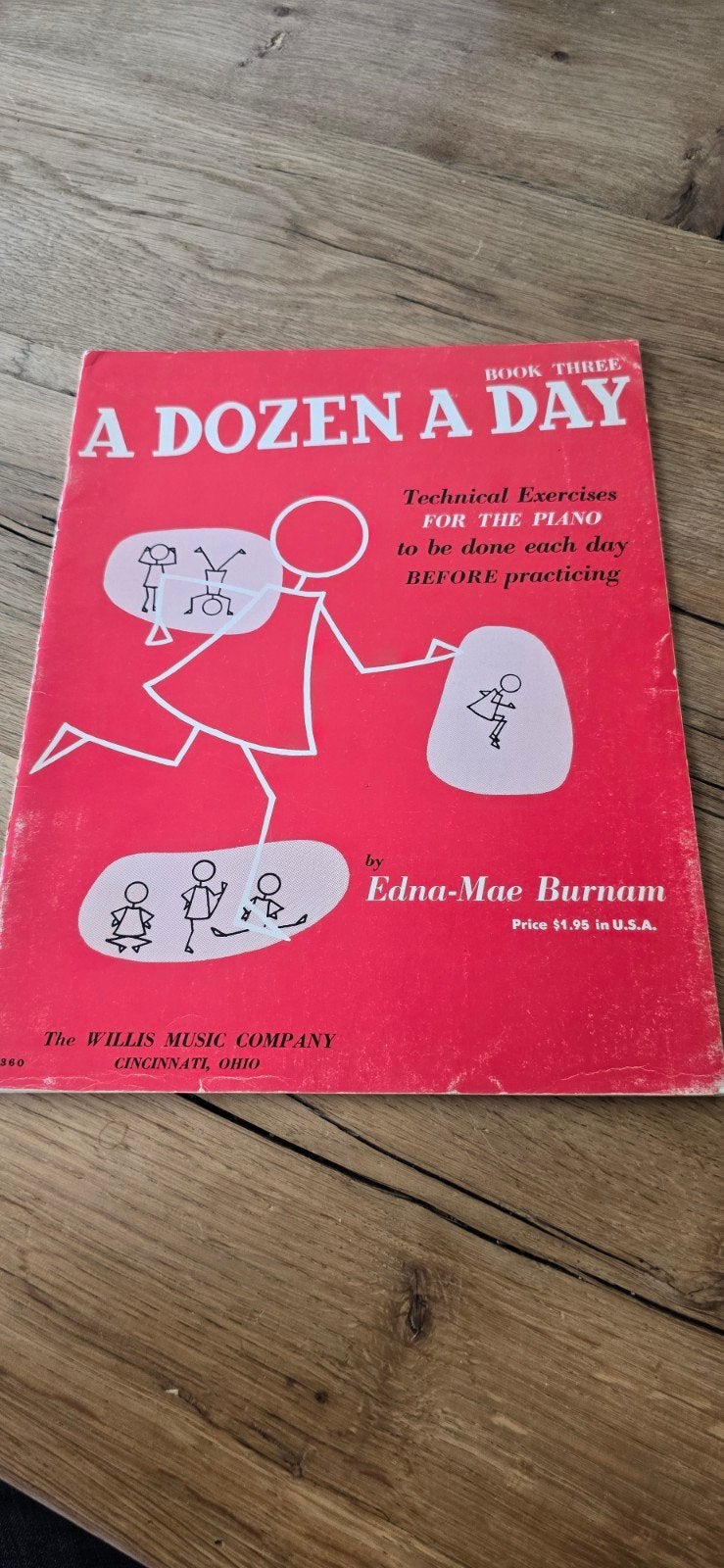 A Dozen A Day - Boek Drie: Piano Oefeningen, Gebruikt, Overige genres, Les of Cursus, Ophalen of Verzenden