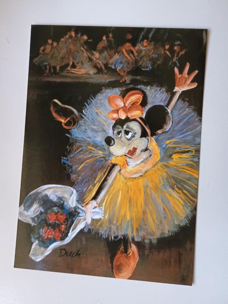 Mickey Mouse ansichtkaart ( nr.1), Ophalen of Verzenden