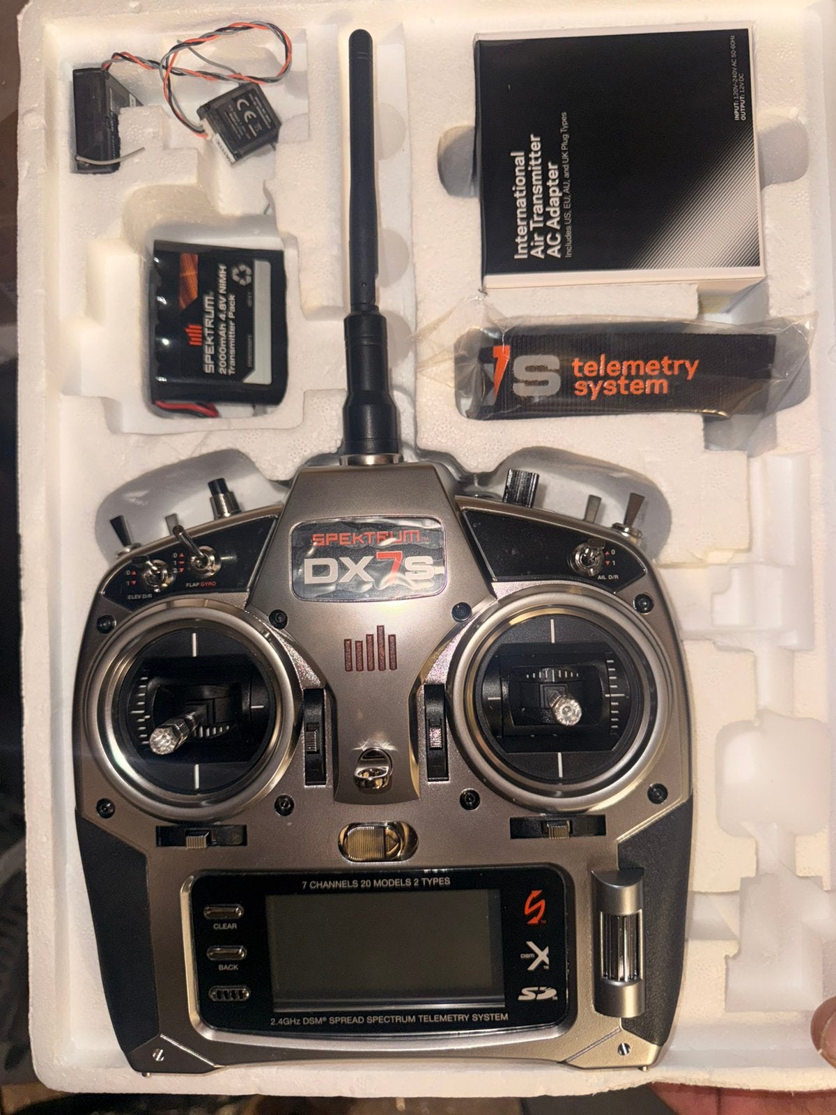 DX7S SPEKTRUM controller, Ophalen of Verzenden, Zo goed als nieuw, Helikopter