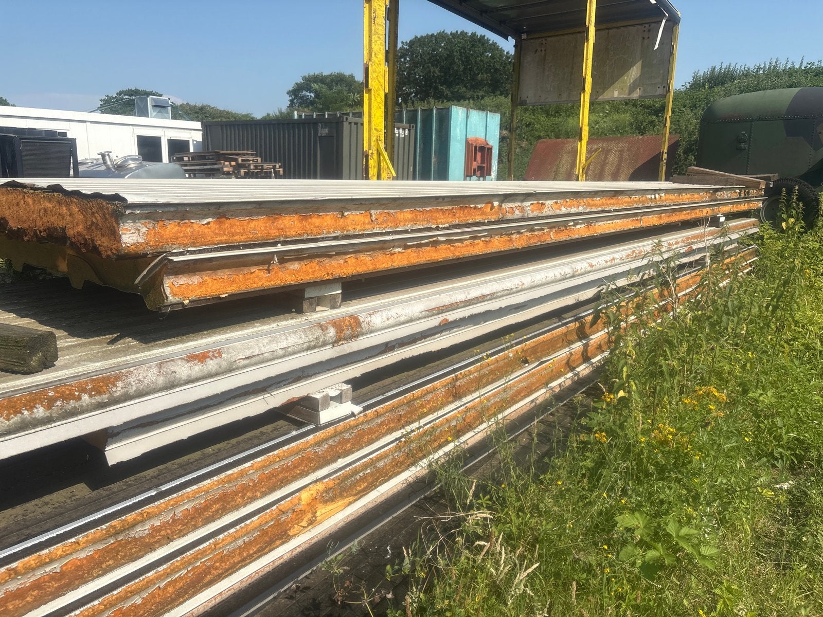 Isolatiepanelen / Sandwichpanelen, Ophalen, Gebruikt, 6 meter of meer, 80 mm of meer