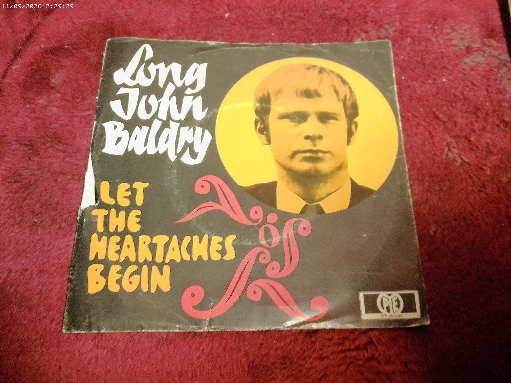 Long John Baldry - Let the heartaches Begin, Gebruikt, Fotohoes, 7 inch, Ophalen of Verzenden