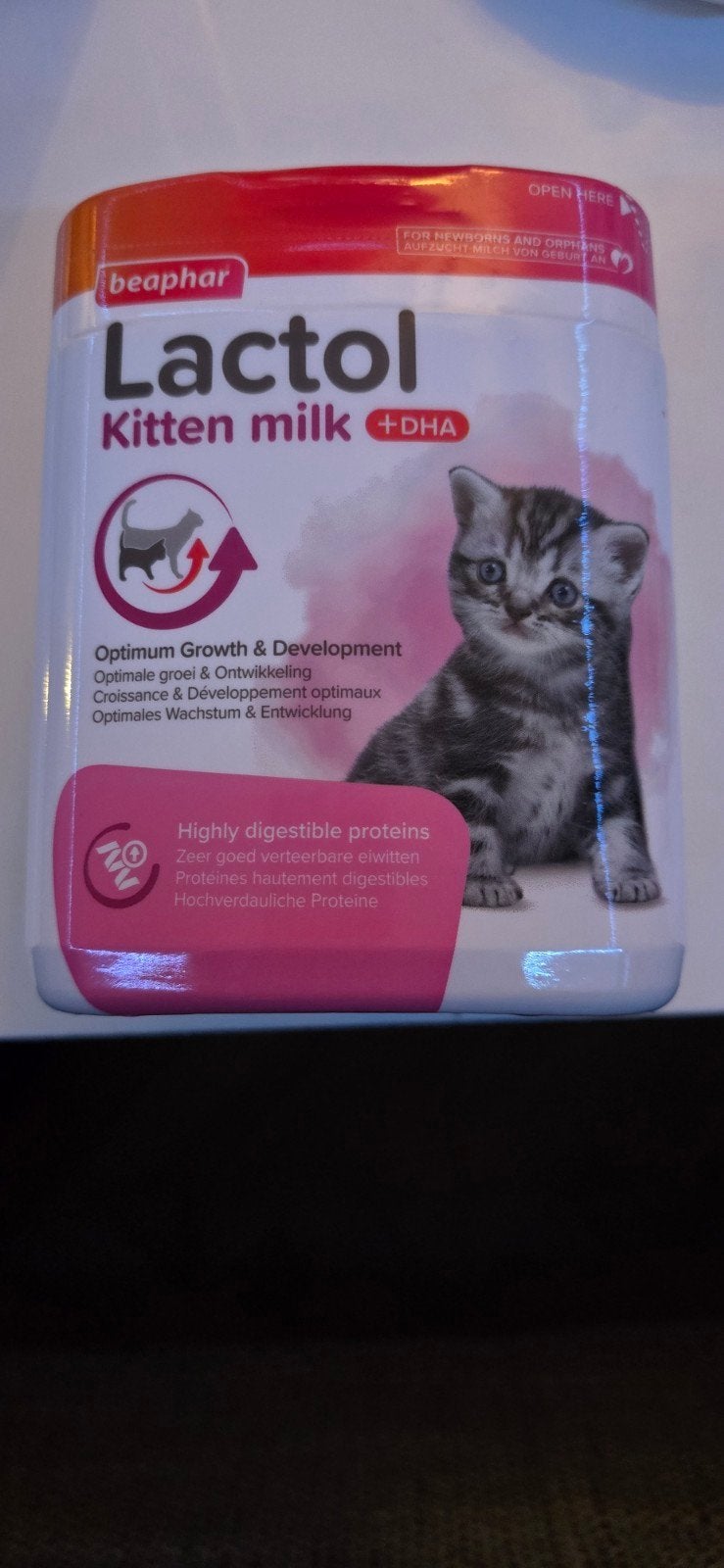 Ongeopend blik Beaphar Lactol Kitten Milk (500g) -, Dieren en Toebehoren, Ophalen of Verzenden, Kat