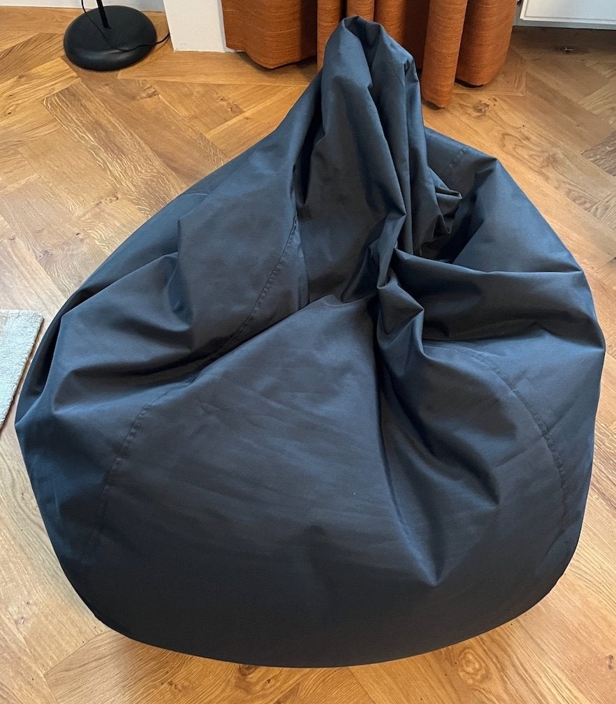 Bean Bag - Black (Loft25), Ophalen, Zo goed als nieuw, Zwart, Zitzak