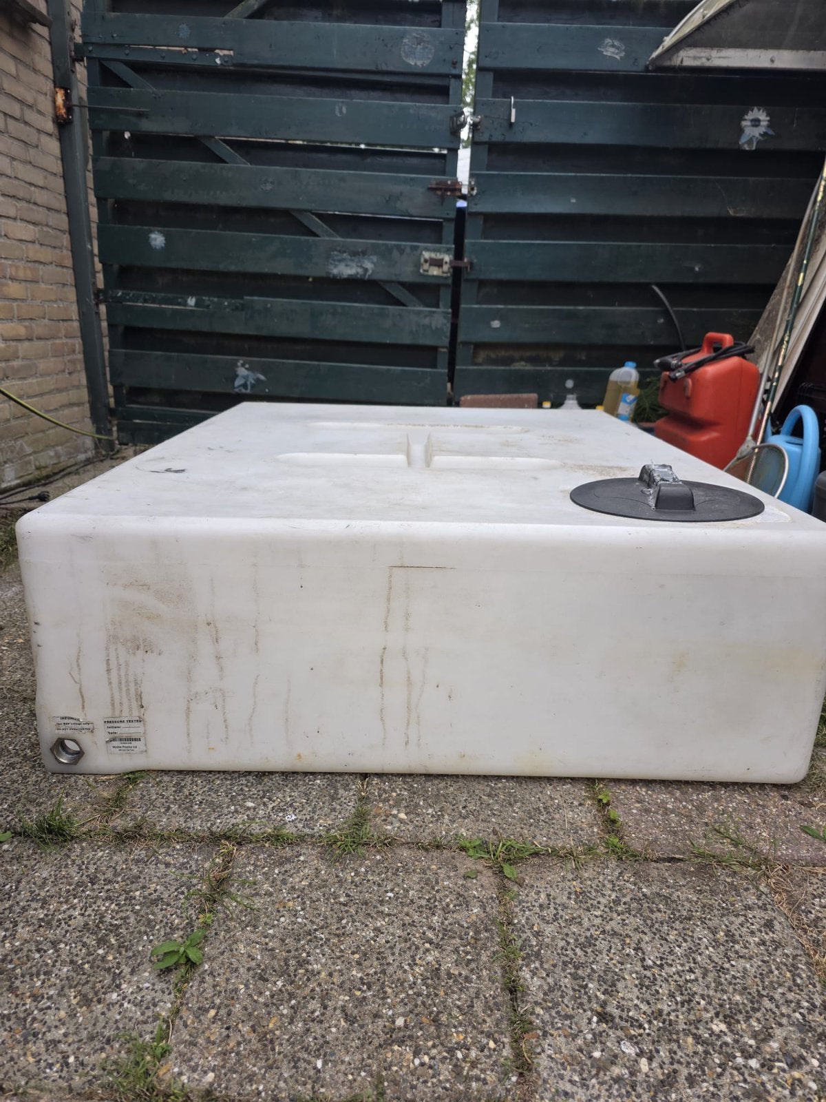 400 liter tank, Tuin en Terras, Ophalen of Verzenden, Zo goed als nieuw, Kunststof, Overige typen