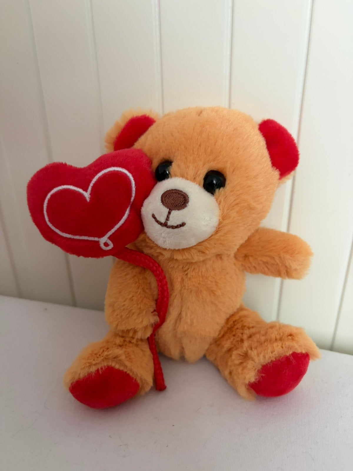 Knuffel beerje net hart ballon, Ophalen of Verzenden, Zo goed als nieuw, Overige typen
