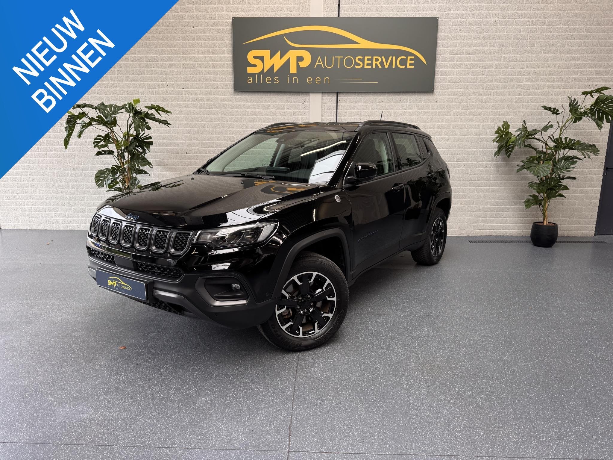 Jeep Compass 4xe 240 Plug-in Hybrid Electric Trailhawk | Nav, Automaat, Gebruikt, Euro 6, 4 cilinders