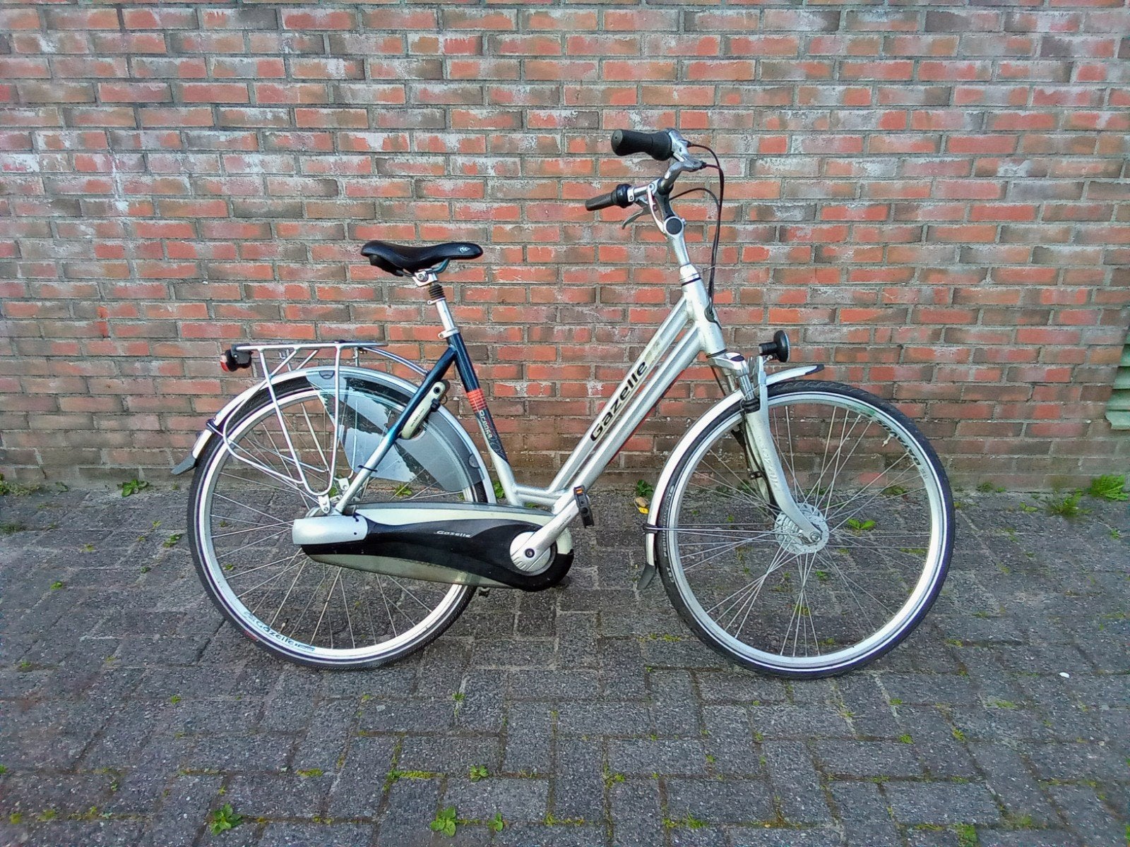 Gazelle orange 28 inch fiets, Fietsen en Brommers, Fietsen | Dames | Damesfietsen, Gebruikt, Gazelle, Versnellingen, 53 tot 56 cm
