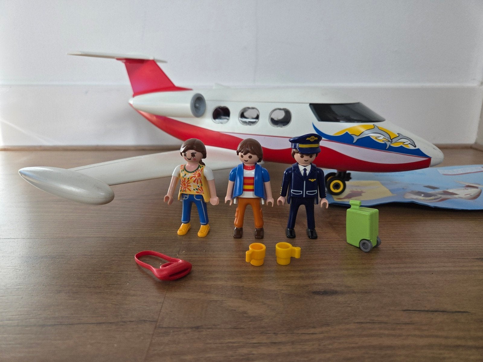 Playmobil 6081 Privéjet met figuren en accessoires, Complete set, Voertuig, Ophalen of Verzenden, Zo goed als nieuw