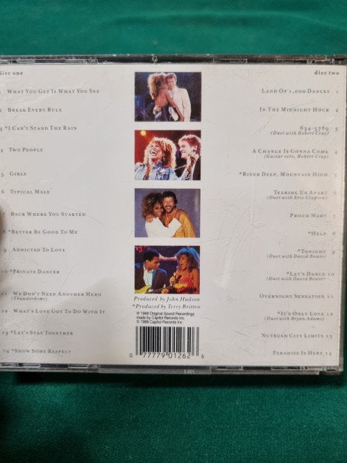 Cd tina turner live, Ophalen of Verzenden