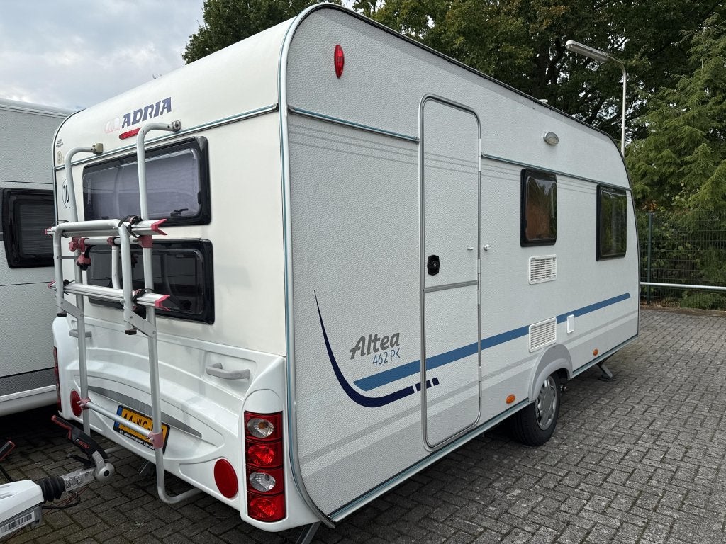 Adria Altea 462 PK Voortent/Mover/Fietsdr, Schokbreker, Bedrijf, Dwarsbed, Adria