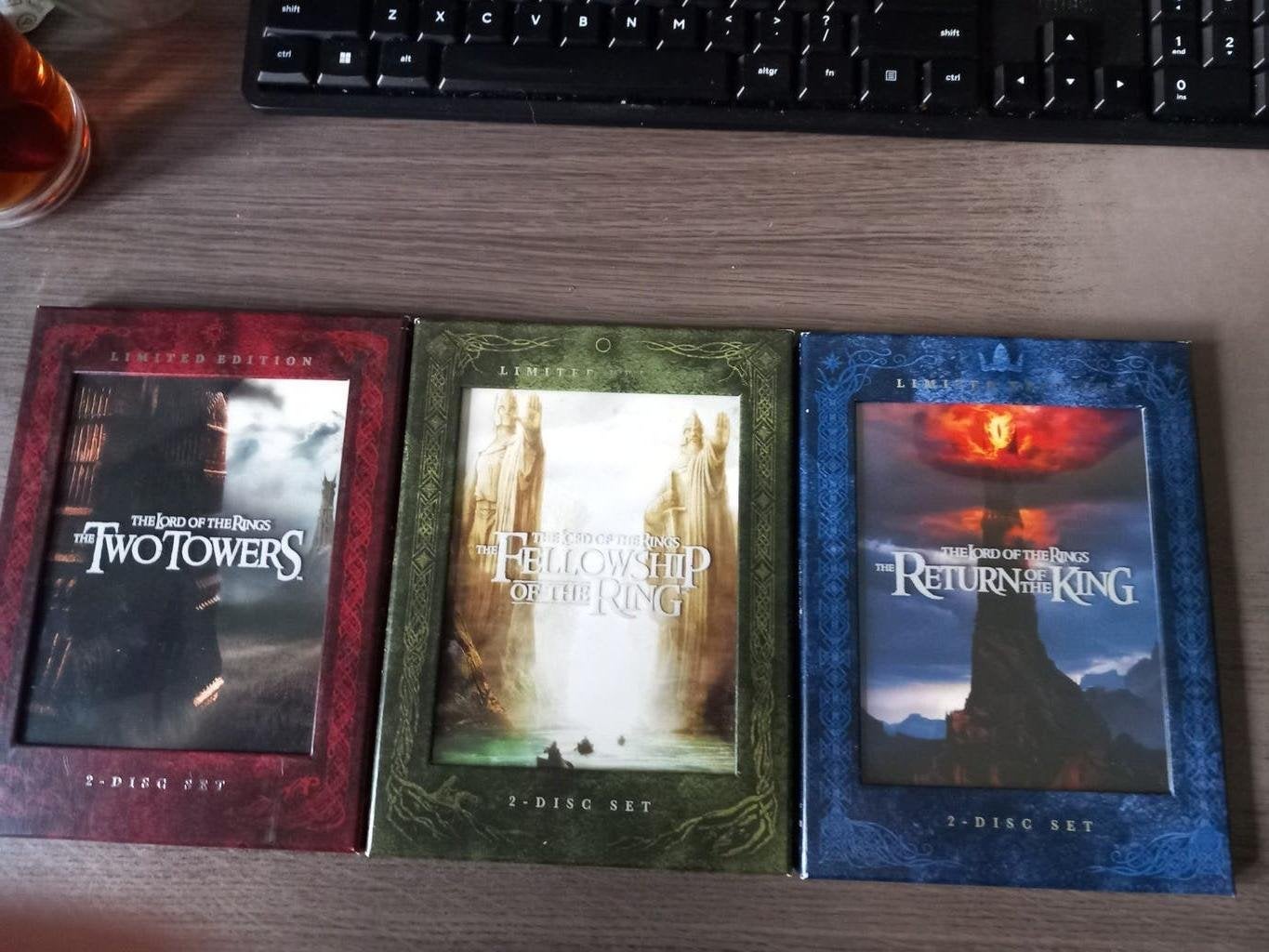 Lord of the Rings Limited Edition DVD Boxset (3 films), Nederlands, Ophalen of Verzenden, Gebruikt, Engels