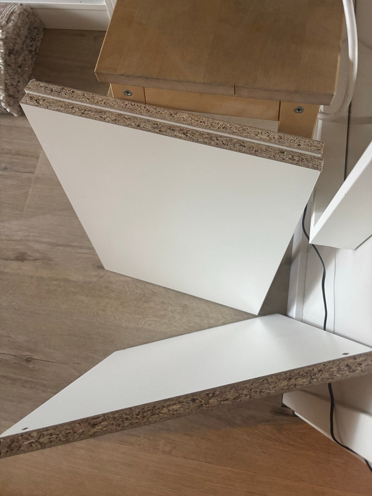 3x IKEA Pax plank 50x30 cm wit, Ophalen, Gebruikt