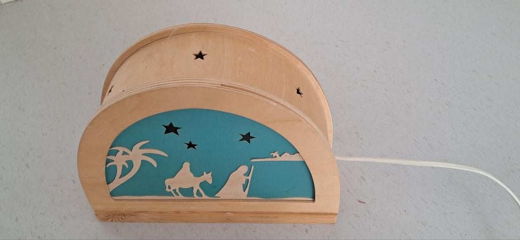 De Noest lamp met 5 silhouetten, Ophalen of Verzenden, Gebruikt, Lamp