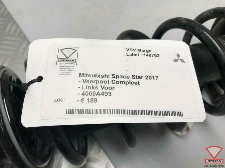mitsubishi space star veerpoot compleet rechts voor 4060a493, Info@mitsubishi-motors.com, Gebruikt, Mitsubishi Motors Corporation