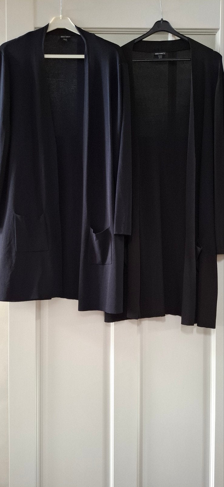twee identieke vesten Question xxl,zwart/blauw, Ophalen of Verzenden, Zo goed als nieuw, Maat 46/48 (XL) of groter, Blauw