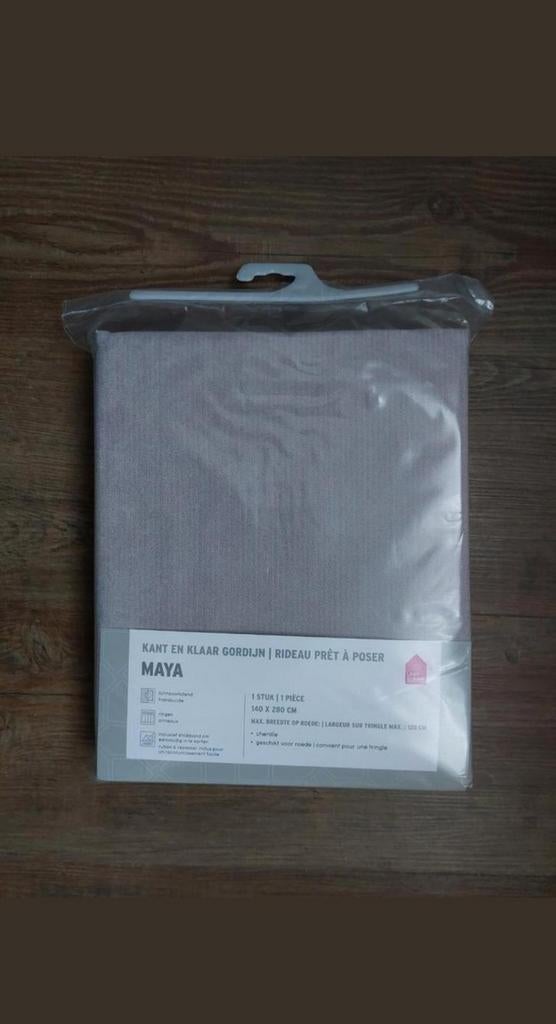 Gordijnen oud roze;"Maya". Kant&klaar. B=140cm. L=280cm, Ophalen, 200 cm of meer, Nieuw, Overige kleuren