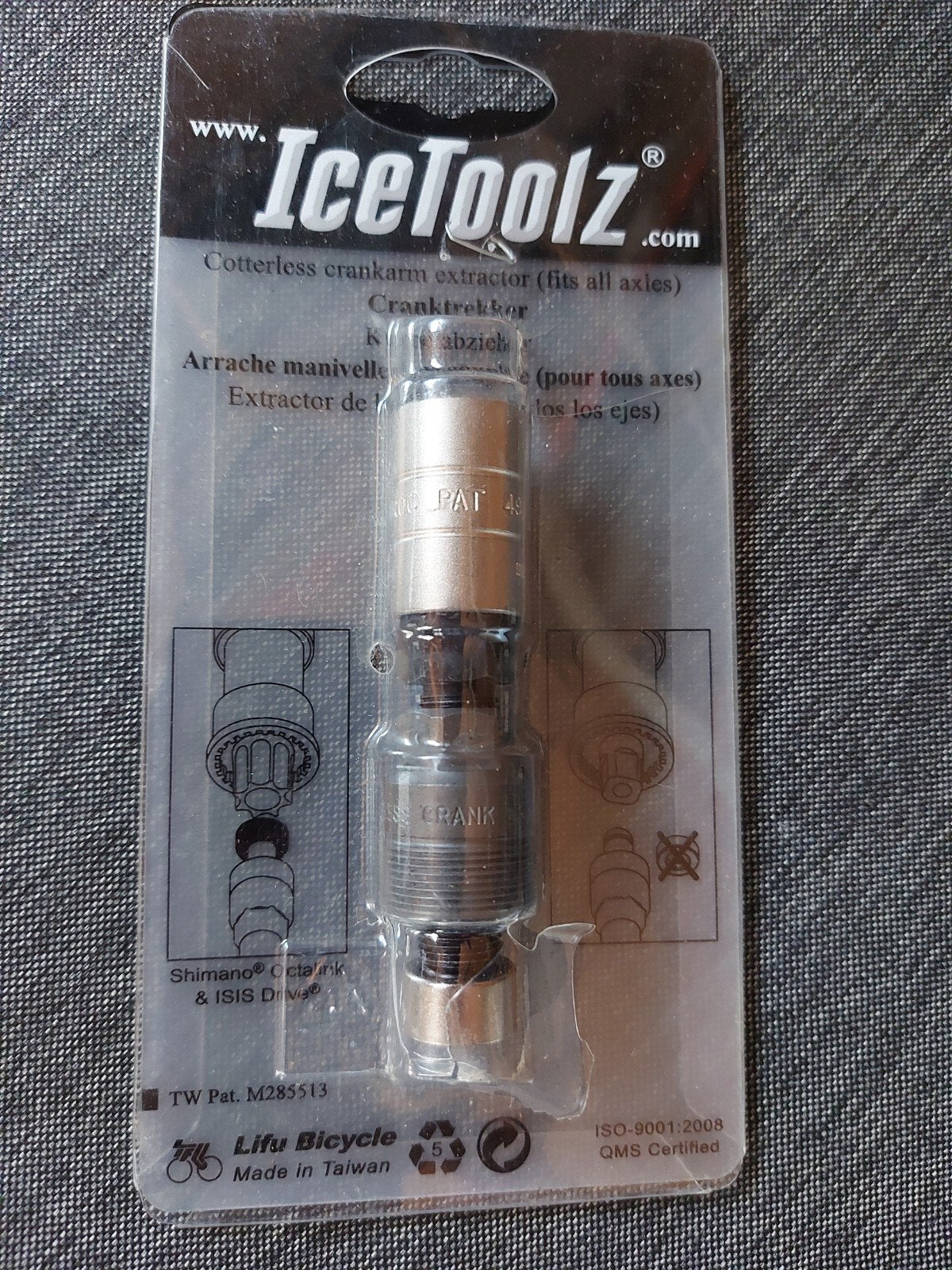 IceToolz Cranktrekker - Cotterless Crank Extractor, Fietsen en Brommers, Ophalen of Verzenden, Nieuw, Crankstelgereedschap