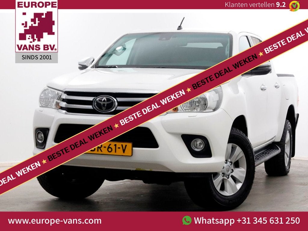 Toyota Hilux 2.4 D-4D-F 150pk E6 4WD 4x4 Double Cab Automaat, Auto's, Toyota, Automaat, Electronic Stability Program (ESP), Gebruikt
