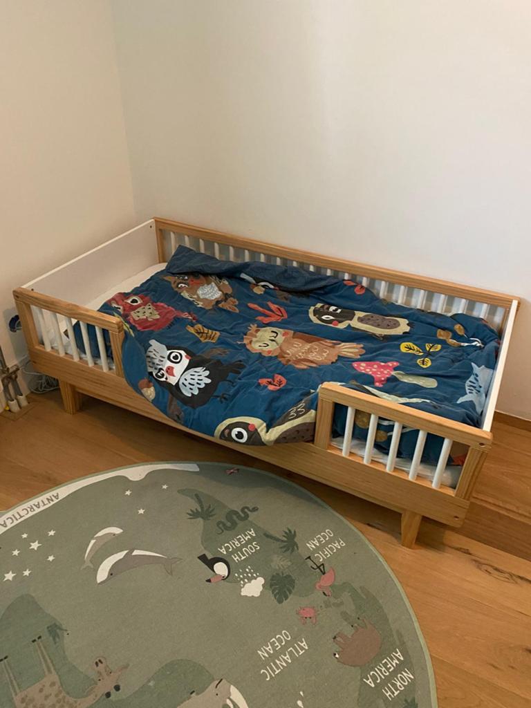 Petit Amelie peuterbed, Kinderen en Baby's, Kinderkamer | Bedden, Ophalen, 70 tot 85 cm, 140 tot 160 cm, Zo goed als nieuw
