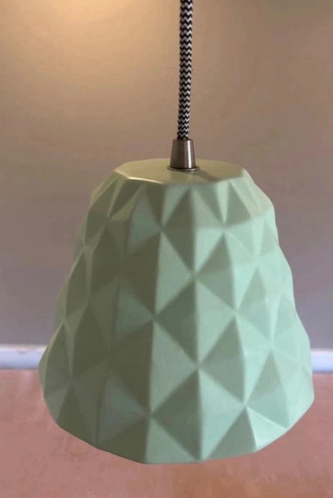 Leitmotiv keramieken hanglamp mint, Ophalen of Verzenden, Zo goed als nieuw, Keramiek