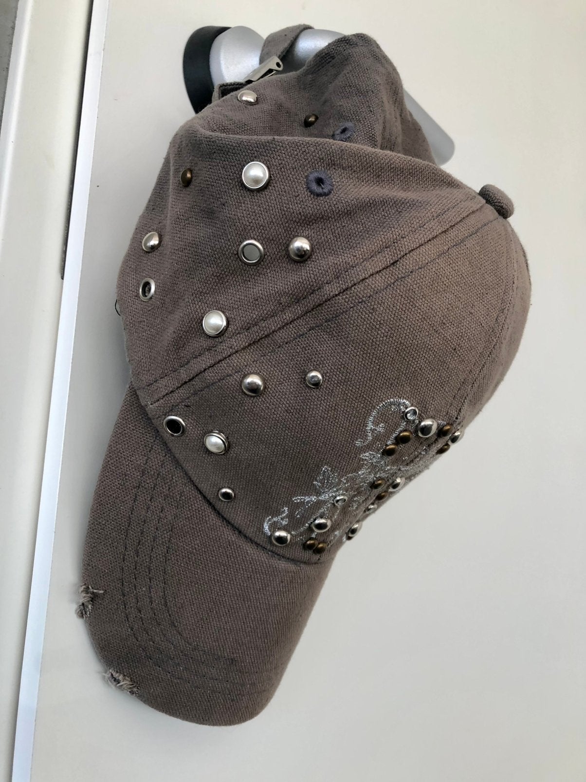 Replay vintage baseball cap pet met studs en parels one size, Ophalen, Nieuw, One size fits all, Pet