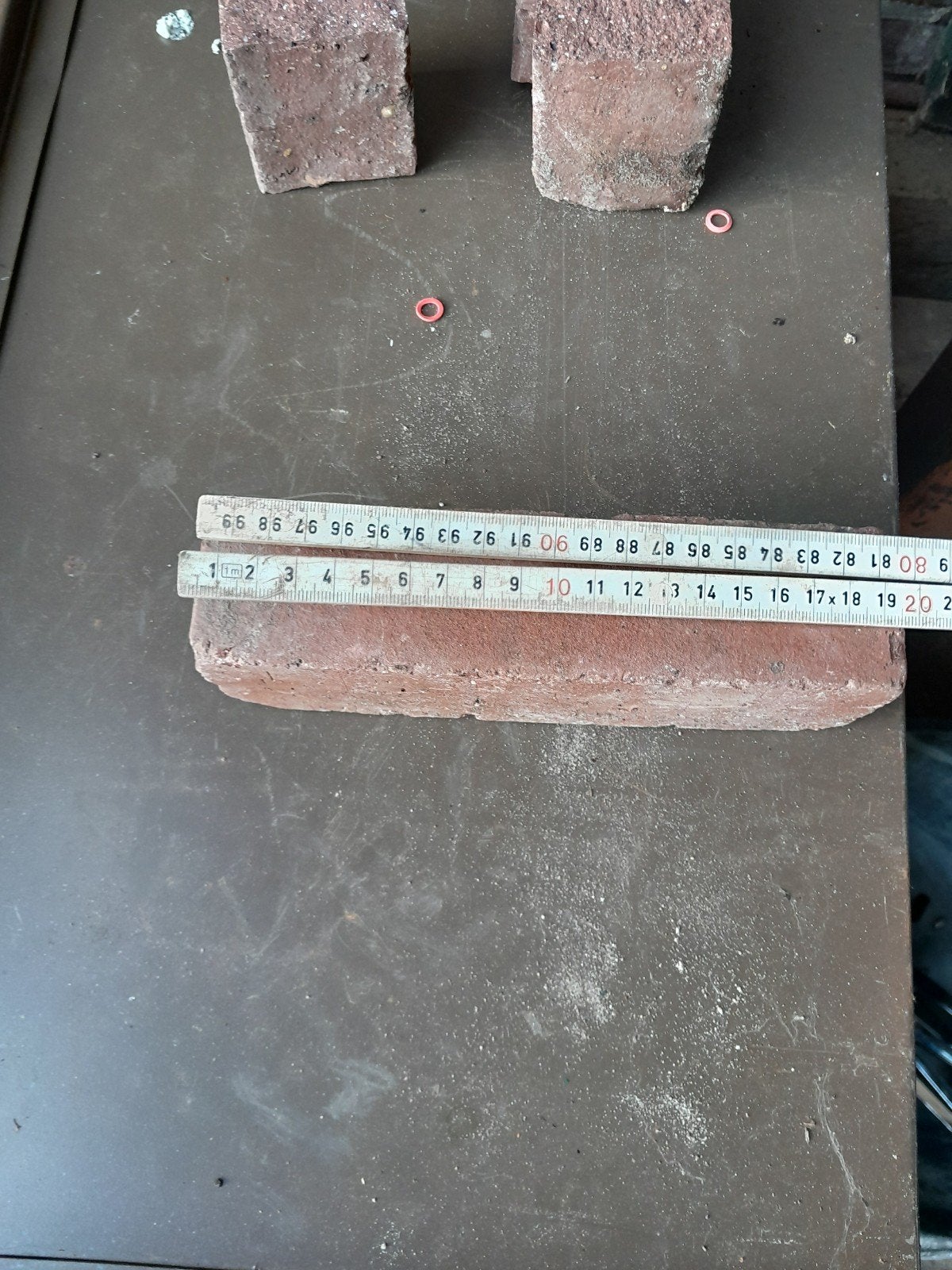 400 ST GEBAKKEN STRAAT STEENTJES ROOD, Ophalen, Klinkers