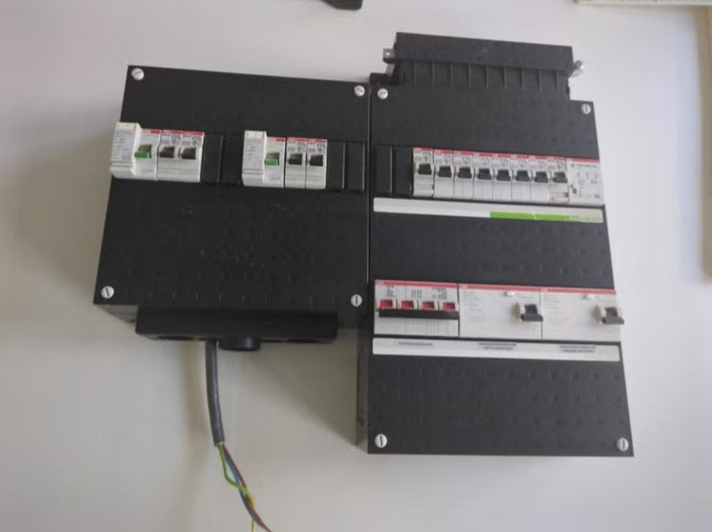 ABB HAF Hafonorm 3-fase groepenkast 40A 12 groepen, Doe-het-zelf en Verbouw, Elektra en Kabels, Ophalen, Zo goed als nieuw, Overige typen