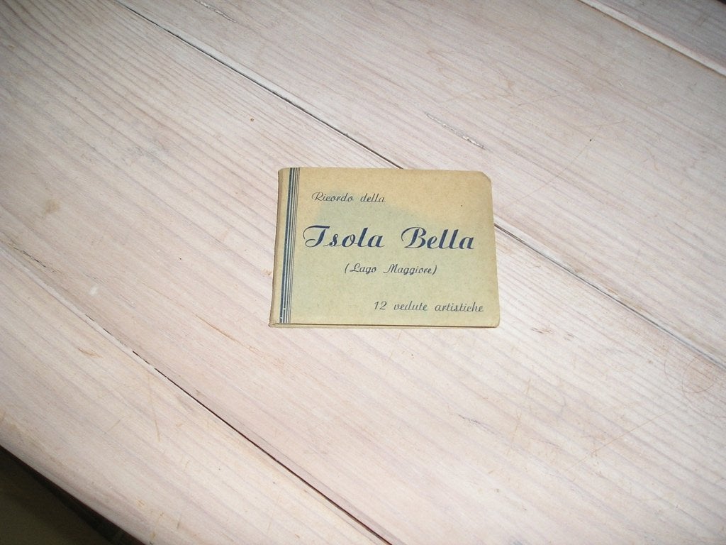 12 ansichtkaarten Isola Bella in boekje, Ophalen of Verzenden, 1960 tot 1980, Italië