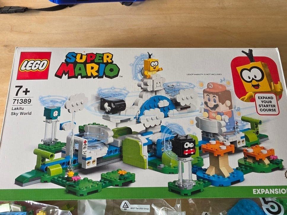 LEGO Super Mario Lakitu Sky World (71389) - Compleet, Compleet, Lego, Ophalen of Verzenden, Zo goed als nieuw