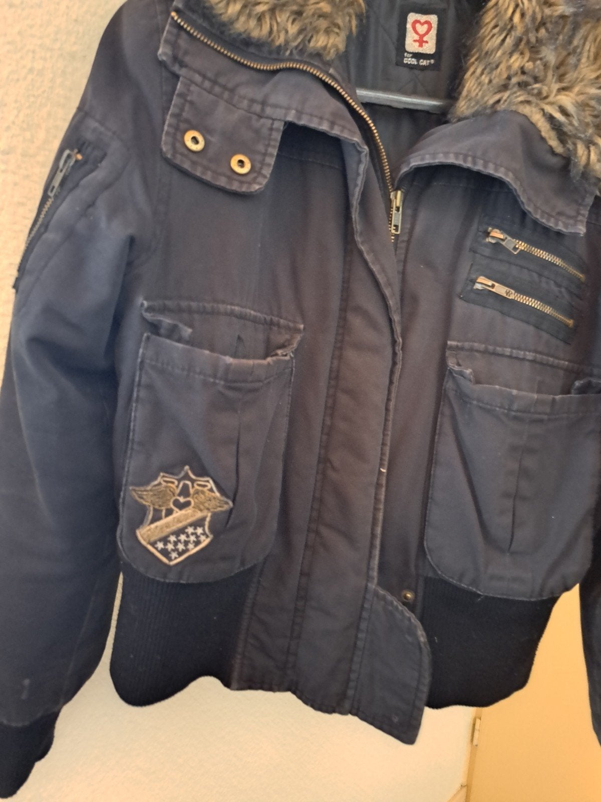 Zwart kort jasje maat M, Ophalen of Verzenden, Zo goed als nieuw, Maat 38/40 (M), Zwart