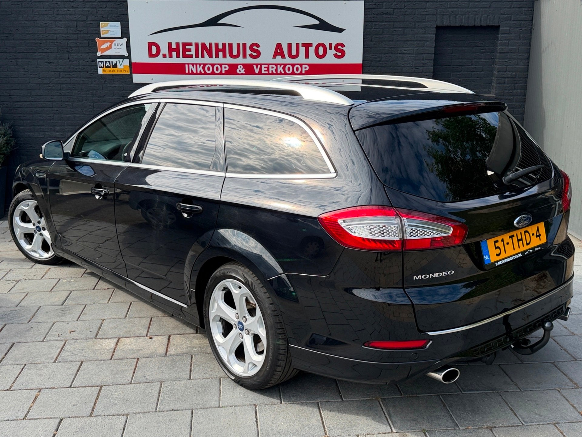 Ford Mondeo Wagon 2.0 EcoBoost S-Edition ST 239PK AUTOMAAT, Auto's, Euro 5, Gebruikt, Zwart, 4 cilinders