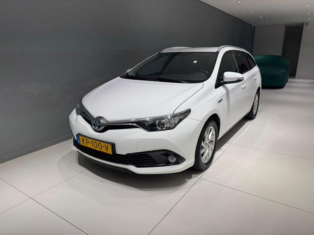 TOYOTA Auris 1.8 Hybrid 136pk Aut Lease, 12 maanden, Gebruikt, Wit, Origineel Nederlands