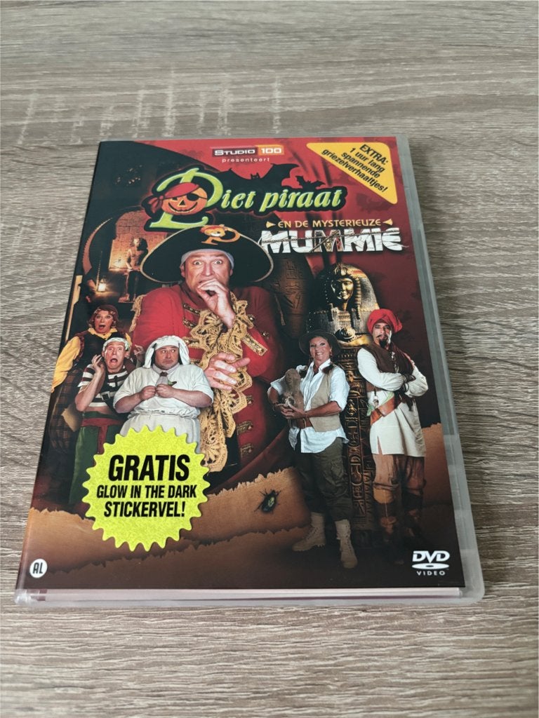 Dvd Piet Piraat - En de Mysterieuze Mummie, Avontuur, Gebruikt, Alle leeftijden, Ophalen of Verzenden