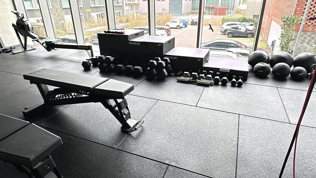 Rogue Hexa Dumbells - 30kg / 25kg / 20kg / 17,5kg / 15kg, Ophalen, Zo goed als nieuw, Dumbbell