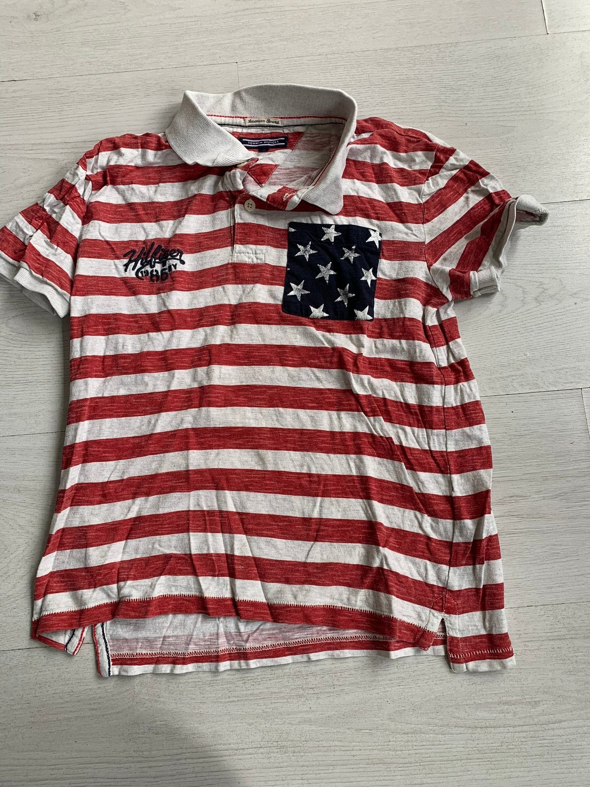 Tommy Hilfiger shirt maat 152, Kinderen en Baby's, Ophalen of Verzenden, Zo goed als nieuw, Jongen, Shirt of Longsleeve