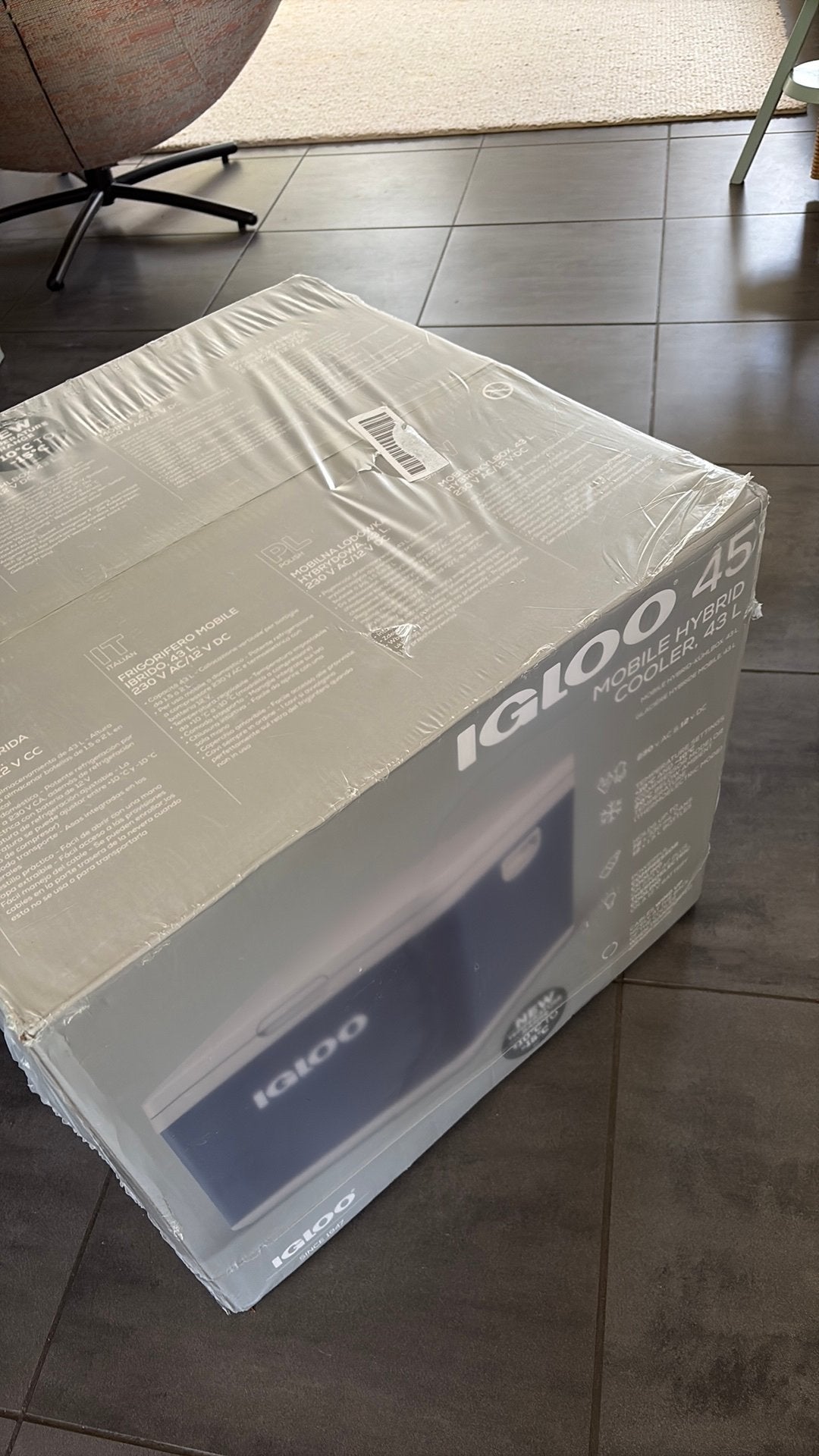 Igloo 45 Mobile Hybrid Koelbox - 43L, Nieuw in doos, Ophalen, Nieuw, Koelbox, Compressor