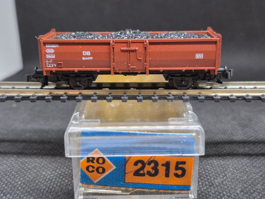 Roco 2315 - DB open goederenwagen met kolenlading (16818), Gebruikt, Gelijkstroom, Wagon, Ophalen of Verzenden