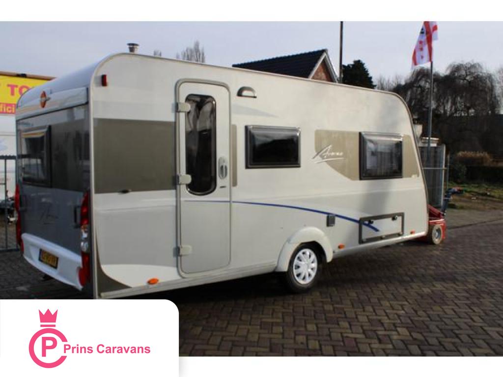 Bürstner Averso 450 Frans Bed en Rondzit, Caravans en Kamperen, Caravans, Schokbreker, Bedrijf, 750 - 1000 kg, Bürstner